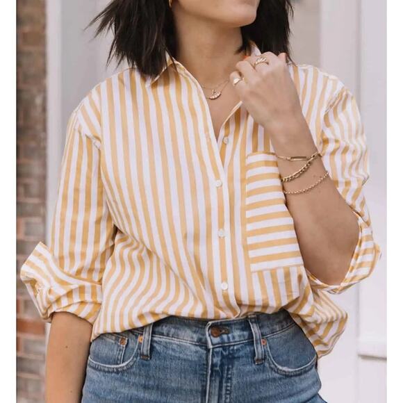 AYR The Deep End Button Down Shirt  The Deep End Button Down Shirt XS Oversized - Picture 2 of 16